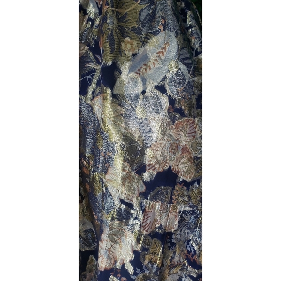 J.Crew Collection one-shoulder silk-Lurex® dress in lily s… - Picture 8 of 13